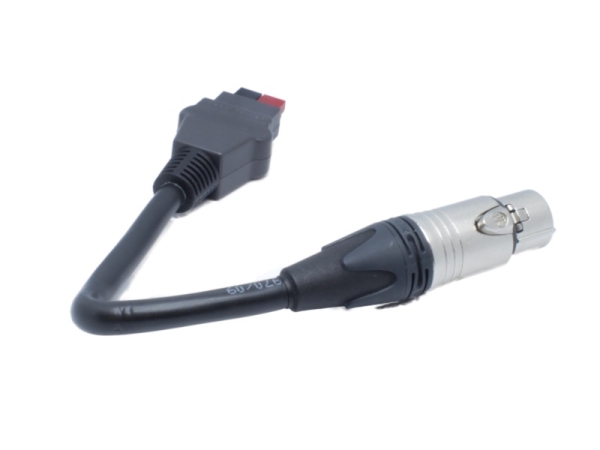Adapter Kabel für Golfcaddy Trolley Akku 2 Anderson auf XLR3 Anschluss Verbinder